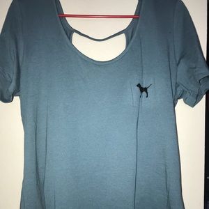 PINK Ladder-back Crew Tee